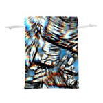 Rainbow Vortex Lightweight Drawstring Pouch (L) Front