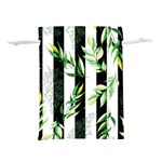 Minimal Stripes Pattern Lightweight Drawstring Pouch (S) Front