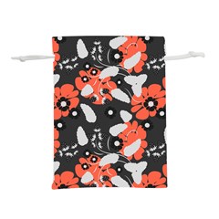 Folk Flowers Art Pattern Floral   Lightweight Drawstring Pouch (m) by Eskimos