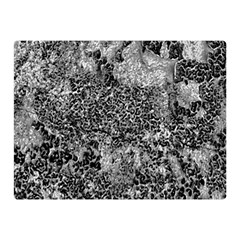 Grey And White Grunge Camouflage Abstract Print Double Sided Flano Blanket (mini)  by dflcprintsclothing