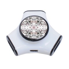 Artwork Repeats I 3-port Usb Hub by kaleidomarblingart