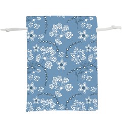 Folk Flowers Art Pattern   Lightweight Drawstring Pouch (xl) by Eskimos
