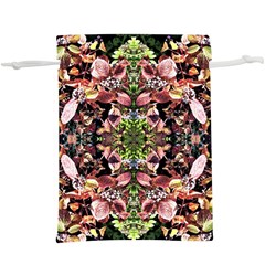 Shrubs Repeats  Lightweight Drawstring Pouch (xl) by kaleidomarblingart
