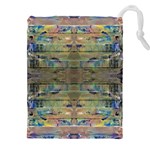 Painted Stripes Repeats Drawstring Pouch (5XL) Front