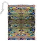 Painted Stripes Repeats Drawstring Pouch (5XL) Back