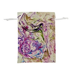 Abstract Swirls Iv Lightweight Drawstring Pouch (m) by kaleidomarblingart