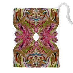 Marbling Collage Drawstring Pouch (4xl) by kaleidomarblingart