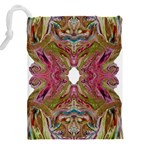 Marbling collage Drawstring Pouch (4XL) Back