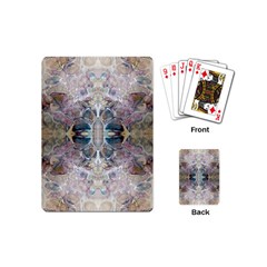 Pebbles Repeats Playing Cards Single Design (mini) by kaleidomarblingart
