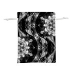 Gemini Mandala Lightweight Drawstring Pouch (L) Front