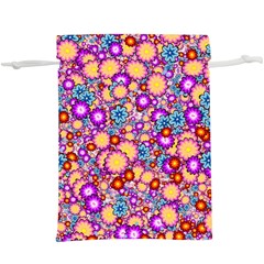Flower Bomb1  Lightweight Drawstring Pouch (xl) by PatternFactory