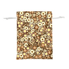 Flower Bomb 3b Lightweight Drawstring Pouch (l) by PatternFactory