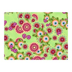 Flower Bomb 6 Double Sided Flano Blanket (mini)  by PatternFactory