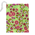 Flower Bomb 6 Drawstring Pouch (5XL) Back
