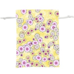 Flower Bomb 10  Lightweight Drawstring Pouch (xl) by PatternFactory