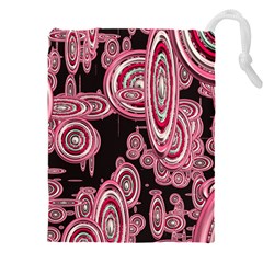 Concentric Circles C Drawstring Pouch (4xl) by PatternFactory