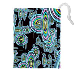 Concentric Circles A Drawstring Pouch (5xl) by PatternFactory