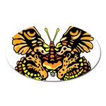 Bigcat Butterfly Oval Magnet Front