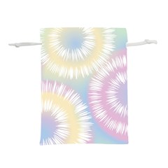 Tie Dye Pattern Colorful Design Lightweight Drawstring Pouch (l) by Sapixe