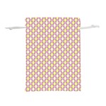 Soft Pattern Rose Lightweight Drawstring Pouch (M) Back