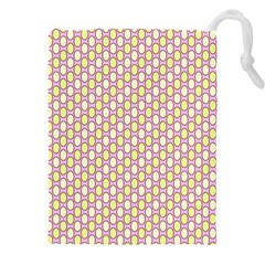 Soft Pattern Rose Drawstring Pouch (5xl) by PatternFactory