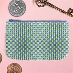 Soft Pattern Aqua Large Coin Purse by PatternFactory