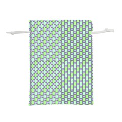 Soft Pattern Aqua Lightweight Drawstring Pouch (m) by PatternFactory
