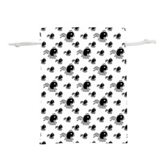 Sketchy Style Black Birds Motif Pattern Lightweight Drawstring Pouch (s) by dflcprintsclothing