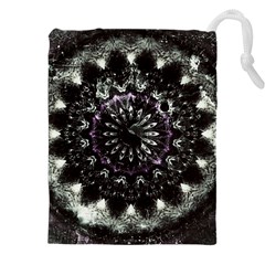 Moody Mandala Drawstring Pouch (4xl) by MRNStudios