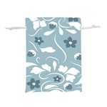 Folk flowers pattern Floral surface design Seamless pattern Lightweight Drawstring Pouch (S) Back