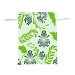 Folk flowers pattern Floral surface design Seamless pattern Lightweight Drawstring Pouch (L) Front