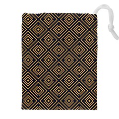 Art Deco Vector Pattern Drawstring Pouch (4xl) by webstylecreations
