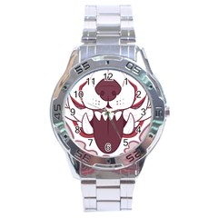 Kitsune Mask Stainless Steel Analogue Watch by mindnmint