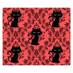 Cat Pattern Double Sided Flano Blanket (small)  by NerdySparkleGoth
