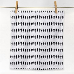 Athletic Running Graphic Silhouette Pattern Face Towel by dflcprintsclothing