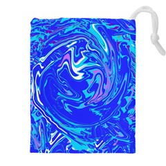  Blue Blue Sea Drawstring Pouch (5xl) by kiernankallan
