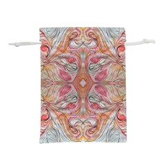 Summer Patterns Lightweight Drawstring Pouch (l) by kaleidomarblingart