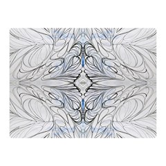 Mono Repeats Double Sided Flano Blanket (mini)  by kaleidomarblingart