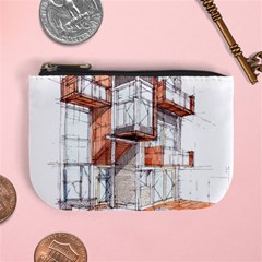 Rag-flats-onion-flats-llc-architecture-drawing Graffiti-architecture Mini Coin Purse by Sudhe