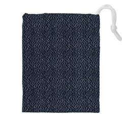 Blue Stripes On Dark Background Drawstring Pouch (4xl) by SychEva