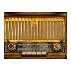 Radio-old-tube-radio-nostalgia Double Sided Flano Blanket (mini)  by Sudhe