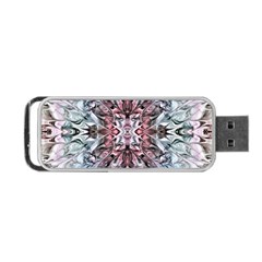 Abstract Waves  Portable Usb Flash (one Side) by kaleidomarblingart