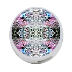 Abstract Waves Iv 4-port Usb Hub (one Side) by kaleidomarblingart