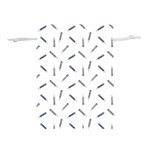 Gray Pencils On A Light Background Lightweight Drawstring Pouch (L) Front