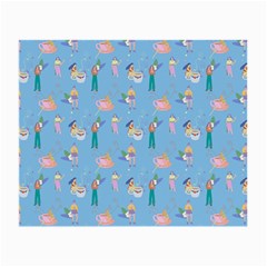 Beautiful Girls With Drinks Small Glasses Cloth (2 Sides) by SychEva