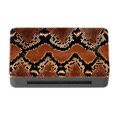 Leatherette Snake 3 Memory Card Reader With Cf by skindeep