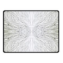 Mono Repeats Iii Fleece Blanket (small) by kaleidomarblingart