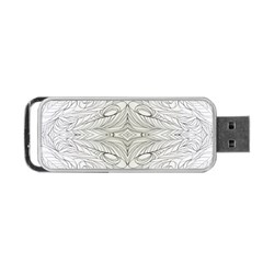 Mono Repeats Portable Usb Flash (one Side) by kaleidomarblingart