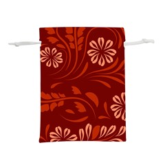 Folk Flowers Pattern Floral Surface Design Seamless Pattern Lightweight Drawstring Pouch (s) by Eskimos