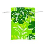 Folk flowers pattern Floral surface design Seamless pattern Lightweight Drawstring Pouch (S) Back